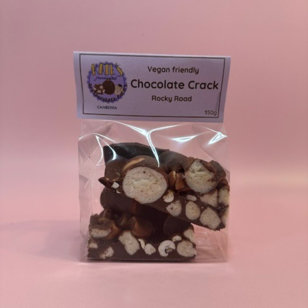 Vegan Rocky Road Chocolate Crack