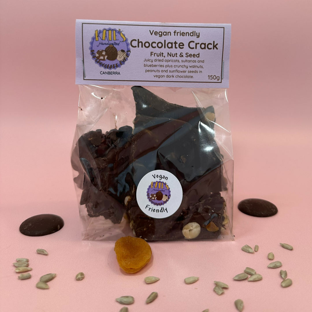 Vegan Fruit, Nut, and Seed Chocolate Crack