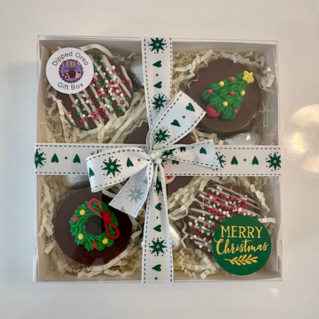 Christmas Dipped Oreo Gift Box (5 biscuits)