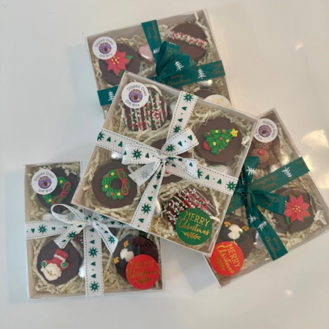 Christmas Dipped Oreo Gift Box (5 biscuits)