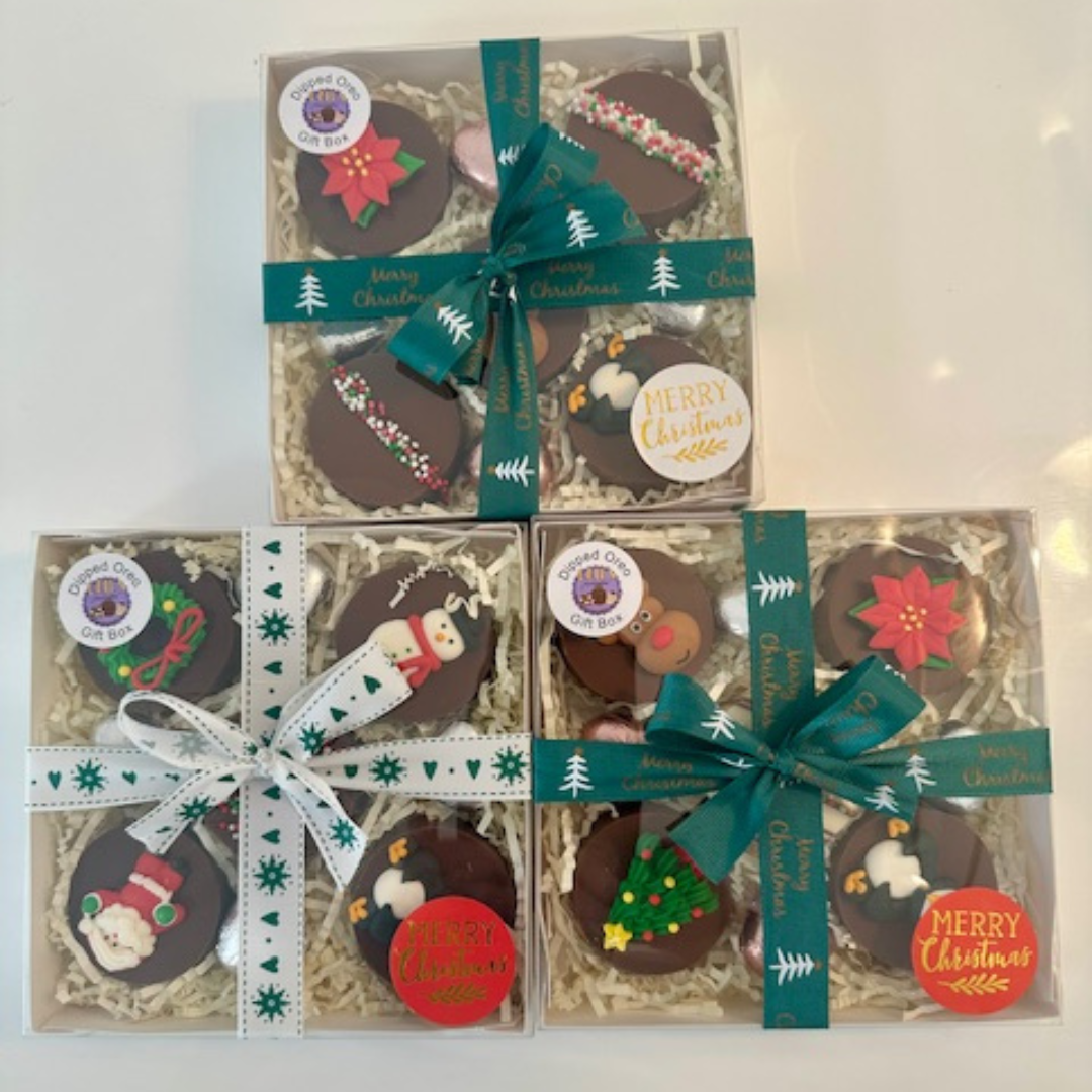 Christmas Dipped Oreo Gift Box (5 biscuits)