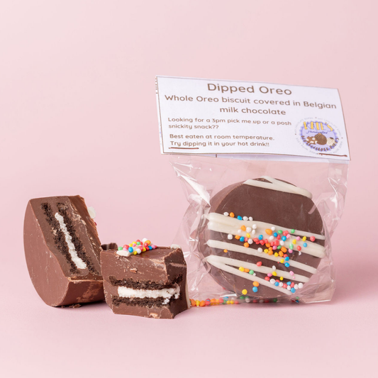 Oreo Dipped Biscuit