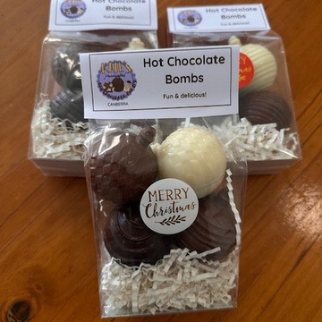 Bauble Hot Chocolate Bombs (Pack of Four)
